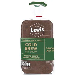 Lewis Bake Shop Cold Brew Coffee Bread - 16 Oz
