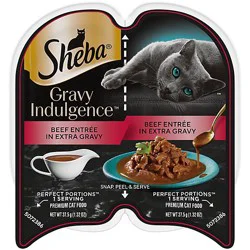 Sheba Gravy Indulgence Wet Cat Beef - 2.64oz