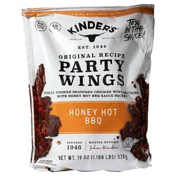 Kinder's Honey Hot Bbq Wings - 19 Oz