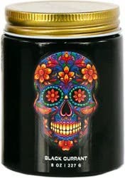 Overjoyed Boutique Sugar Skull Black Currant Candle - Each