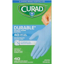 Curad Nitrile Exam Gloves - 40 Ct