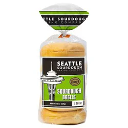 Seattle Sourdough Baking Company Sourdough Bagels - 15 Oz