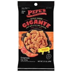 Pepes El Original Cracklins Habanero Gigante - 3.5 Oz