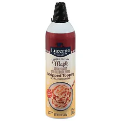 Lucerne Maple Whipped Topping 13 Oz - 13 Oz
