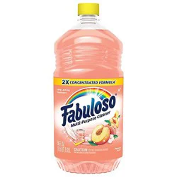 Fabuloso Multi-Purpose Cleaner 2x Concentrated Formula Peach Scent 56 Fl. Oz. - 56 Fz
