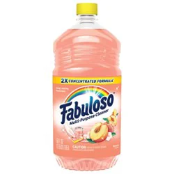 Fabuloso Multi-Purpose Cleaner 2x Concentrated Formula Peach Scent 56 Fl. Oz. - 56 Fz