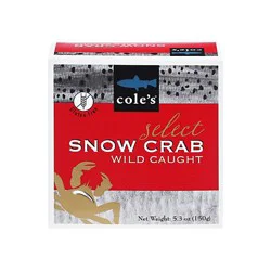 Coles Wildcaught Snow Crab - 5.3 Oz