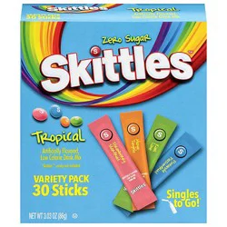 Skittles Assorted Tropical Drink Mix - 3.03 Oz