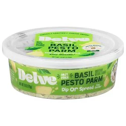 Delve Basil Pesto Parm Dip Or Spread - 6 Oz