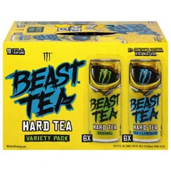 Monster Beast Tea Variety Pack 12-12 Fl Oz In Cans - 12-12 Fz