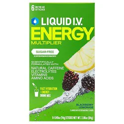 Liquid Iv 6ct Sugar Free Energy Blackberry Lemonade - 6 Ct