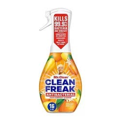 Mr. Clean Clean Freak Antibacterial Multi-Surface Cleaner Spray, Summer Citrus - 16 Fl. Oz. - 16 Fz