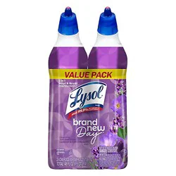 Lysol Toilet Bowl Cleaner, Brand New Day Lavendar & Cotton - 2-24 Fl. Oz.