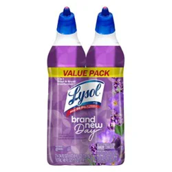Llysol Toilet Bowl Cleaner, Brand New Day Lavendar & Cotton - 2-24 Fl. Oz. - 2-24 Fz