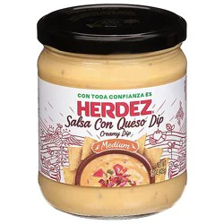 Herdez Salsa Con Queso Dip Medium - 15 Oz