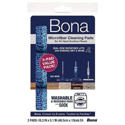 Bona Microfiber Cleaning Pad - 3 Count
