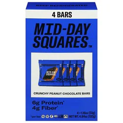 Mid-Day Squares Crunchy Peanut 4pk - 4.66 Oz