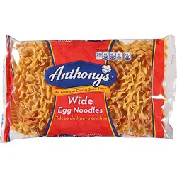 Anthonys 12 Oz Wide Egg Noodles - 12 Oz