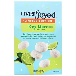 Overjoyed Key Lime Tea Cookies 7 Oz - 7 Oz
