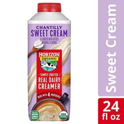 Horizon Organic Chantilly Sweet Cream Coffee Creamer Bottle - 24 Fl. Oz.