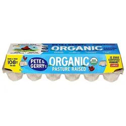 Pete & Gerry's Organic Pasture Raised Large Eggs - 12 Count