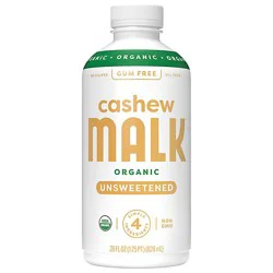 Malk Cashew Unsweetened 28fz - 28 Fz