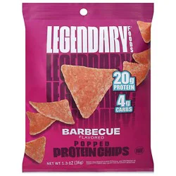 Legendary Bbq Popped Protein Chips - 1.27 Oz