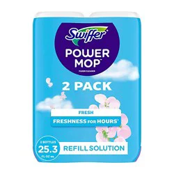 Swiffer Powermop Floor Cleaner Fresh - 2-25.4 Fl Oz