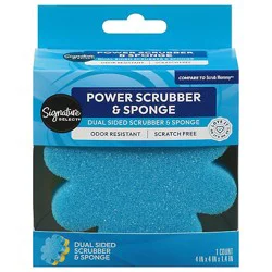 Signature Select Power Scrubber & Sponge 1 Ea - Ea