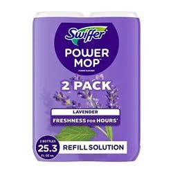Swiffer Powermop Floor Cleaner, Lavender - 2-25.3 Fl. Oz. - 2-25.3f