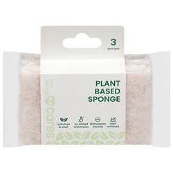 Cares Plant Based Ivory Sponge - 3 Count