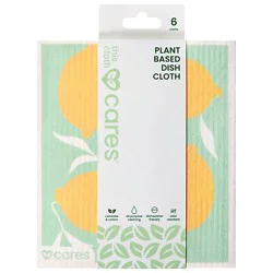 Cares This Cloth Plant Based Dish Cloth - 6 Ct. - 6 Ct