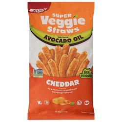 Jackson's Super Veggie Straws Cheddar Avocado Oil - 5 Oz