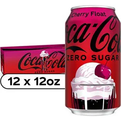 Coca Cola Cherry Float Zero Sugar 12-12fz - 12-12 Fz