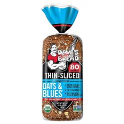 Daves Killer Bread Oats And Blues Thin Sliced Bread - 20.5 Oz
