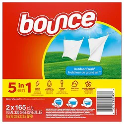 Bounce Dryer Sheets, Outdoor Fresh - 330 Ct. - 330 Ct