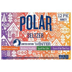 Polar Seltzer Winter Variety Pack 12-12fz - 12-12 Fz