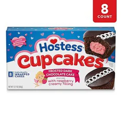 Dark Choc Rasp Cupcake 12.7oz - 12.7 Oz