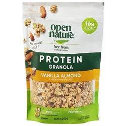 Open Nature Granola Protein Vanilla Almond - 11 Oz