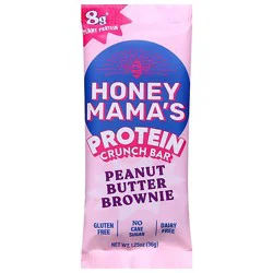 Honey Mama's Peanut Butter Brownie Protein Crunch Bar - 1.25 Oz