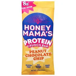 Honey Mama's Peanut Chocolate Chip Protein Crunch Bar - 1.25 Oz