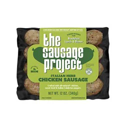 The Sausage Project Italian Herb Chicken Sausage 12oz. - 12 Oz