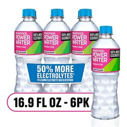 Power Water Strawberry Kiwi Zero Sugar - 6-16.9 Fl. Oz.