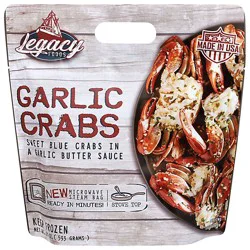 Legacy Sweet Blue Crabs In Garlic Butter Sauce - 21 Oz