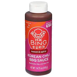 Mr Bing Korean Chili Sweet And Spicy Bbq Sauce - 14.75 Oz
