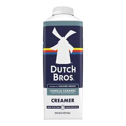 Dutch Bros Golden Eagle Vanilla Caramel Creamer Bottle - 32 Fl. Oz.
