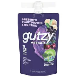 Gutzy Plant Protein Smoothie Cherry Blueberry Acai - 3.38 Fz