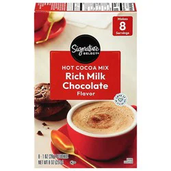 Signature Select Hot Cocoa Mix Milk Chocolate - 8-1 Oz
