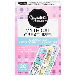 Signature Select Bandages Kids Mythical Creatures 20 Ct - 20 Ct