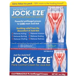 Jock-Eze Flare Control Cream Tube - 1 Oz